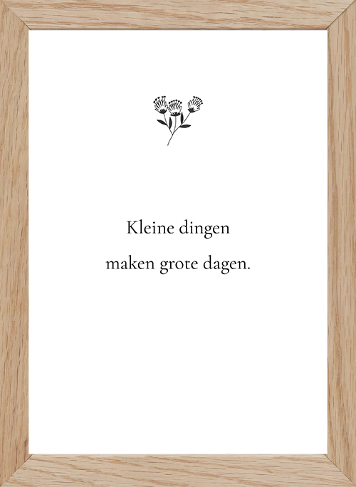 Lijst in Scandinavisch eikenhout — A5