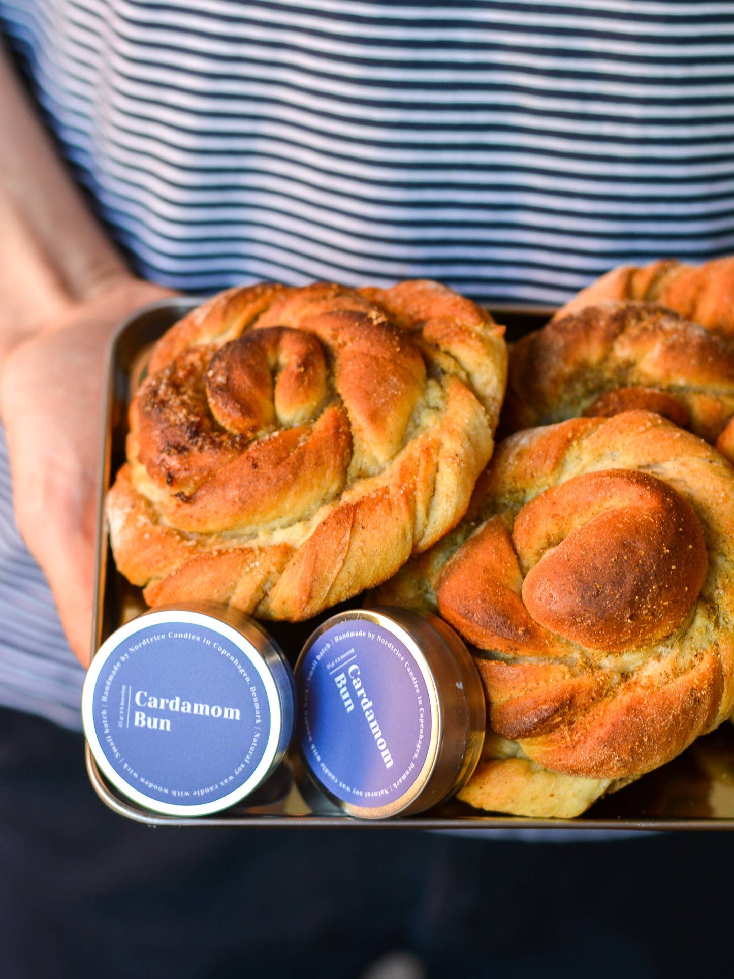 Mini geurkaarsen - Kardemombroodje