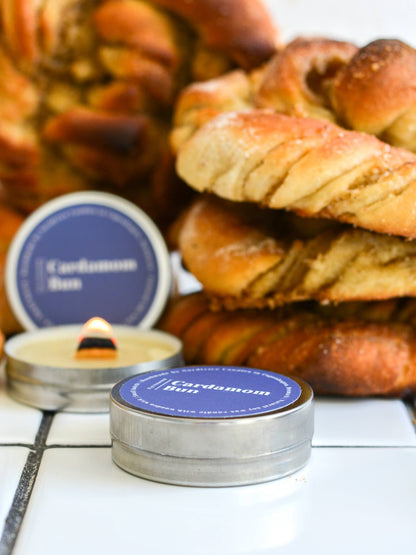 Mini geurkaarsen - Kardemombroodje