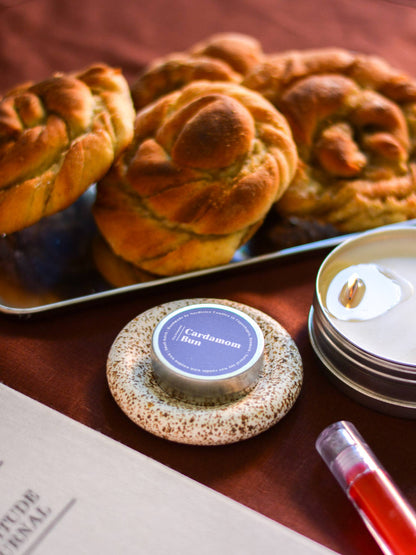 Mini geurkaarsen - Kardemombroodje