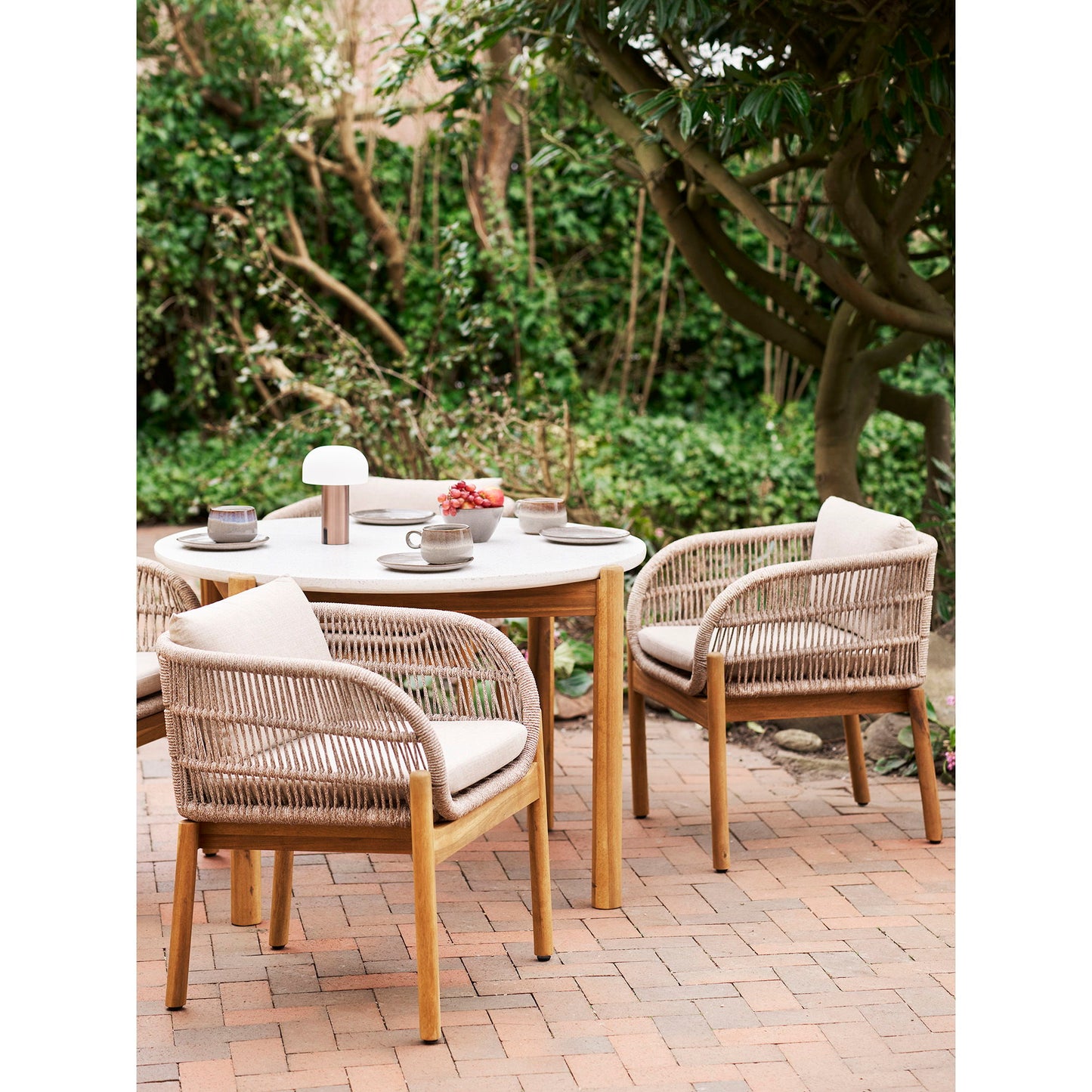 Soham LED Lamp - wit/koper