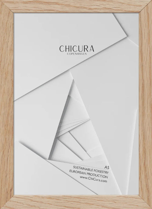 Lijst in Scandinavisch eikenhout — A5