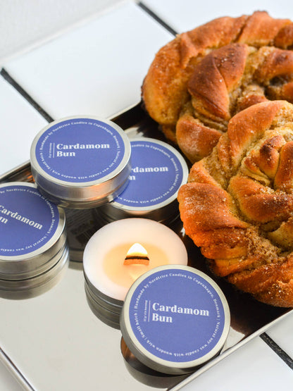 Mini geurkaarsen - Kardemombroodje